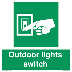Outdoor lights switch